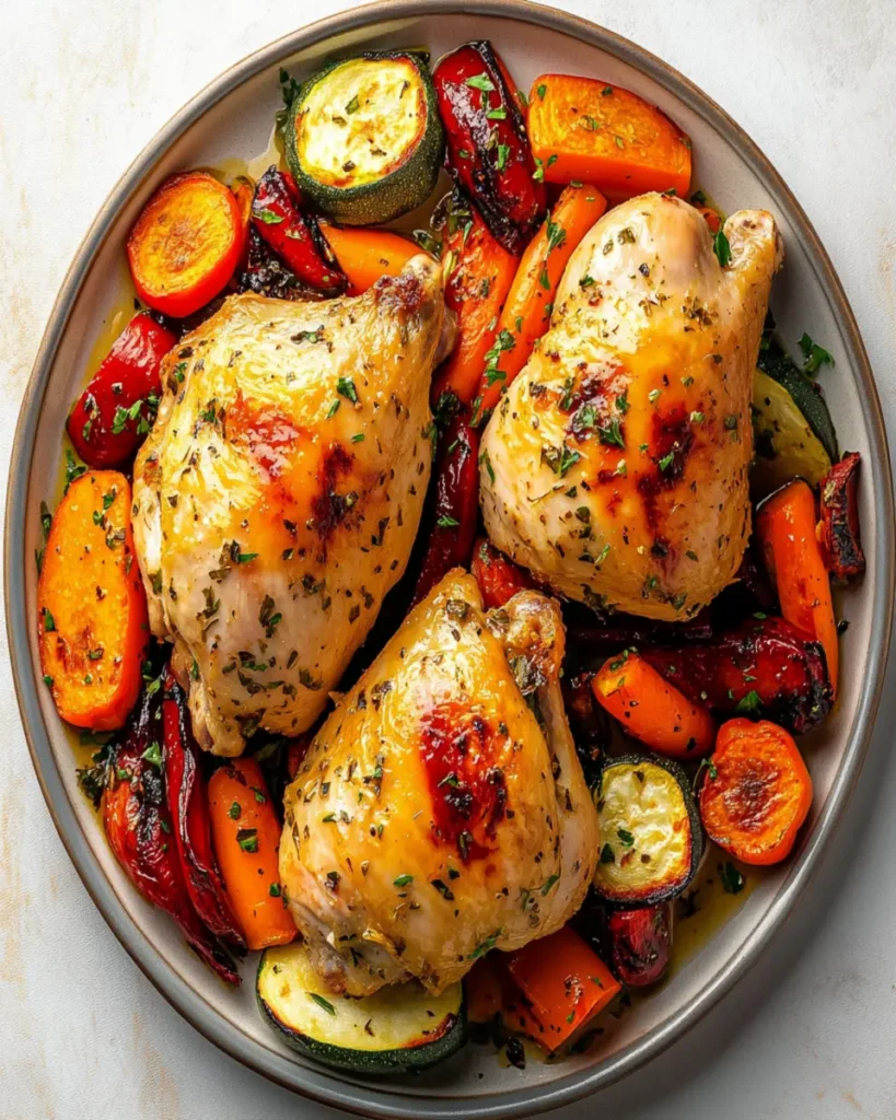 One-Pan Chicken with Roasted Vegetables First Image First Image