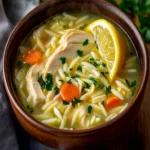 Lemony Chicken Orzo Soup First Image First Image