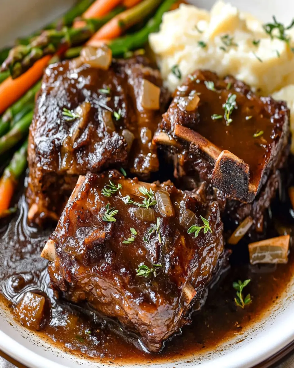 Savory Braised Short Ribs First Image First Image