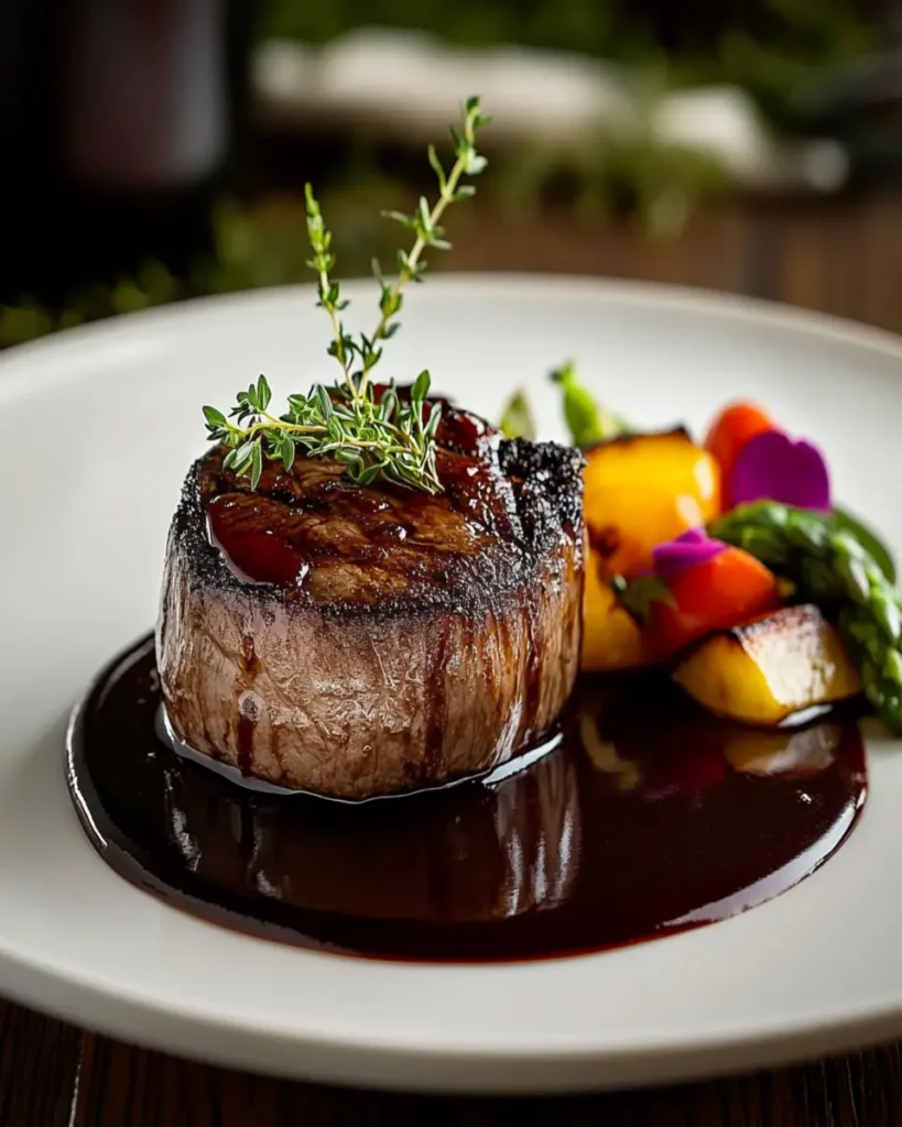 Filet Mignon with Red Wine Sauce First Image First Image