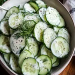 Sour Cream Cucumber Salad First Image First Image