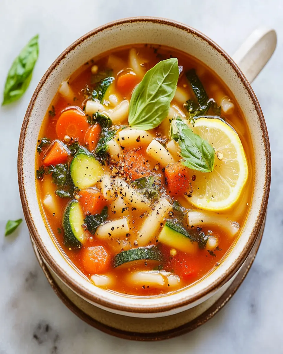 Vegetable Pasta Minestrone First Image First Image