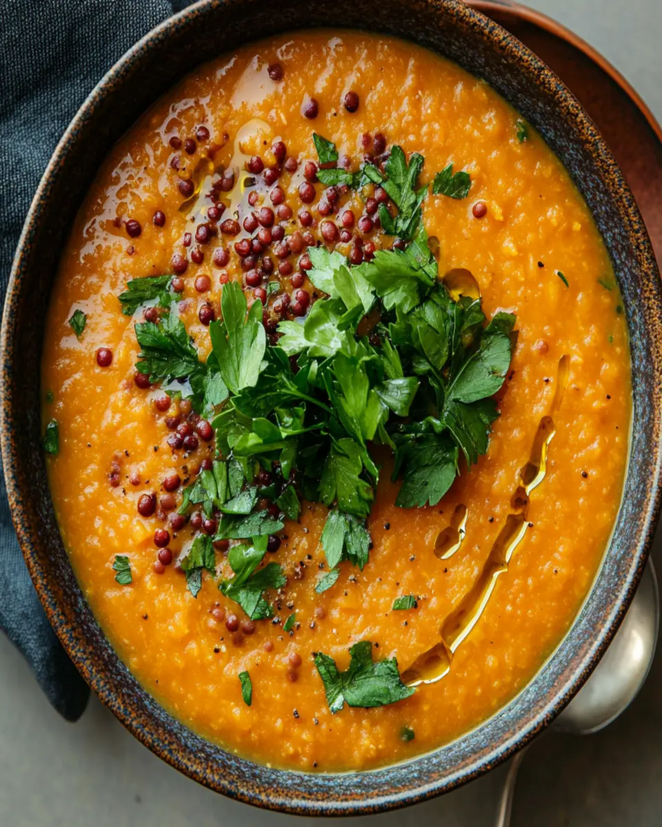 Sweet Potato & Red Lentil Soup First Image First Image
