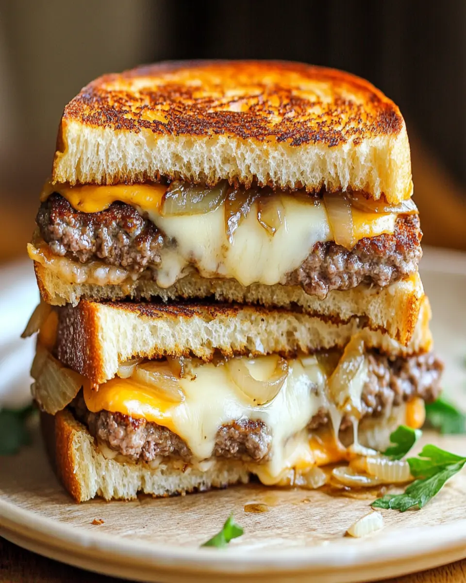 Grilled Cheese Patty Melts First Image First Image