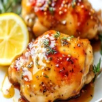 Honey Mustard Glazed Chicken Thighs First Image First Image