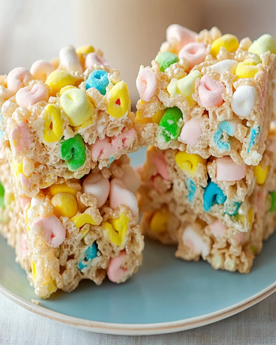 Lucky Charms Krispie Treats First Image First Image